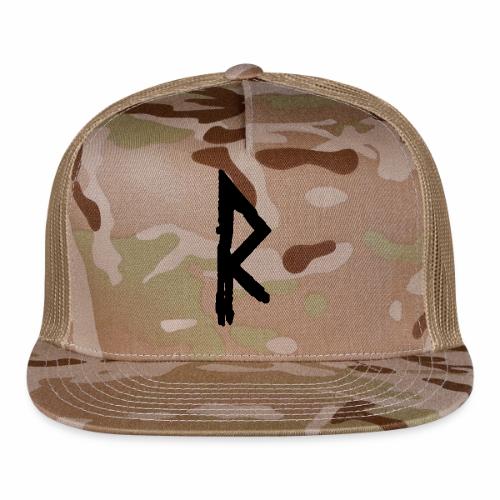 Elder Futhark Rune Raidho - Letter R - Trucker Hat