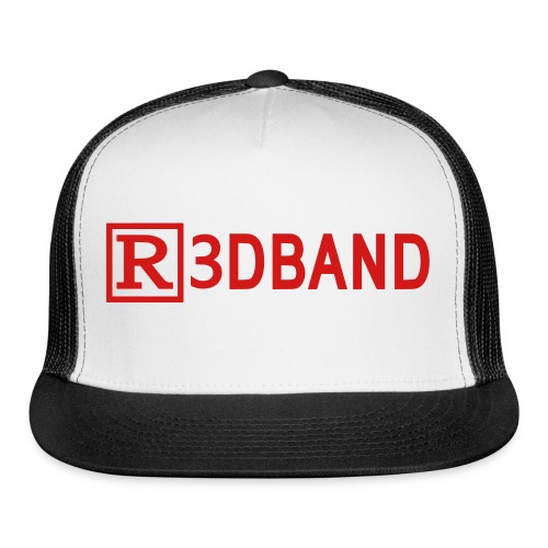 r3dbandtextrd - Trucker Cap