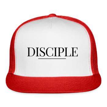 Disciple - Trucker Hat - white/red - Front