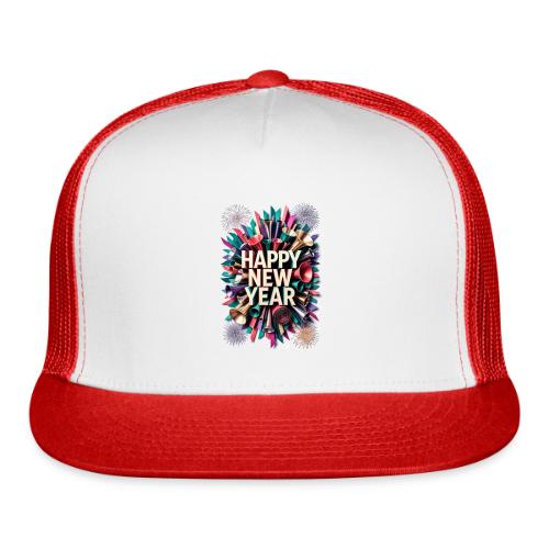 New Year's Party Horn T-Shirt - Trucker Hat
