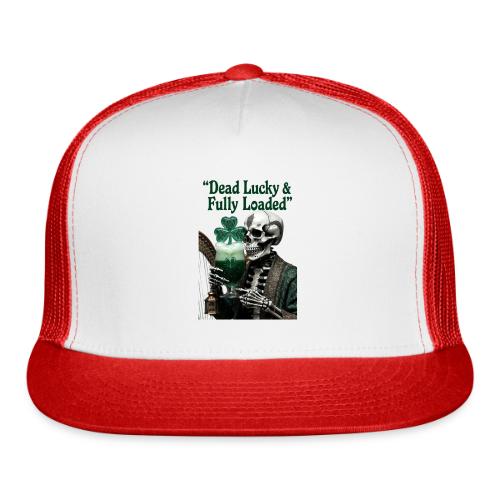 Lucky Skeleton Stout T-Shirt - Trucker Hat