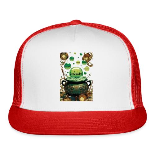Emerald Excuses Cauldron Graphic Tee - Trucker Hat