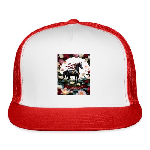 Year of the Horse Harmony T Shirt, Lunar New Year - Trucker Hat
