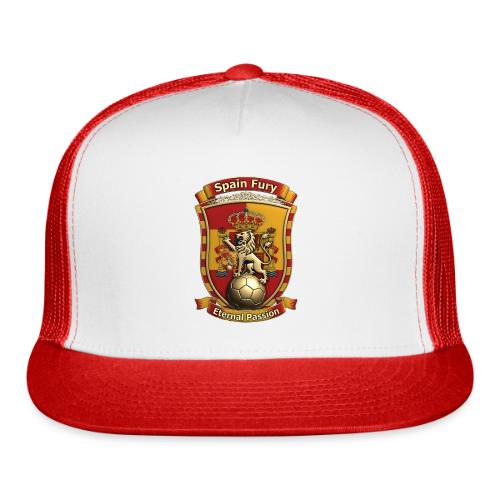 Spain Lion Fury T-Shirt, Spanish Crest Gift - Trucker Hat
