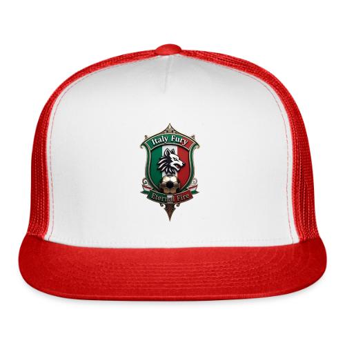 Italy heritage Wolf Fury Tee, Pride Badge Gift - Trucker Hat