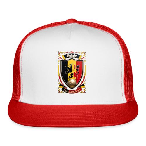 Belgium Lion Crest T-Shirt, Belgian Flag Gift - Trucker Hat