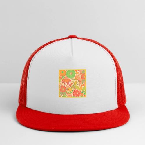 Vibrant Blossom Elegance Pattern - Trucker Hat