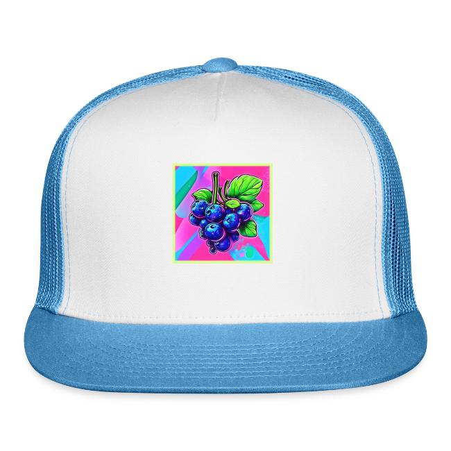 Vibrant Blueberry Artwork