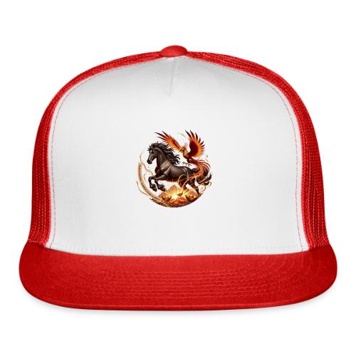 Year of the Horse Phoenix T Shirt, Lunar NY Gift - Trucker Hat