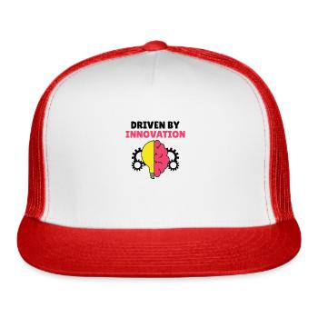 Innovators Success Inspired Entrepreneurs - Trucker Hat - white/red - Front