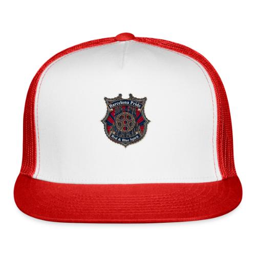 Barcelona Scarlet Pride T Shirt, Soccer City Gift - Trucker Hat