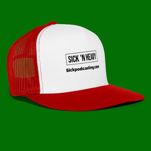 Sick N Heavy logos black - Trucker Cap