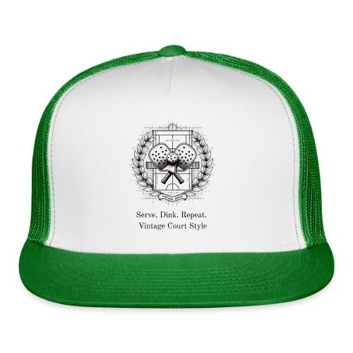Vintage Pickleball T-Shirt, Mug, & Poster - Trucker Hat