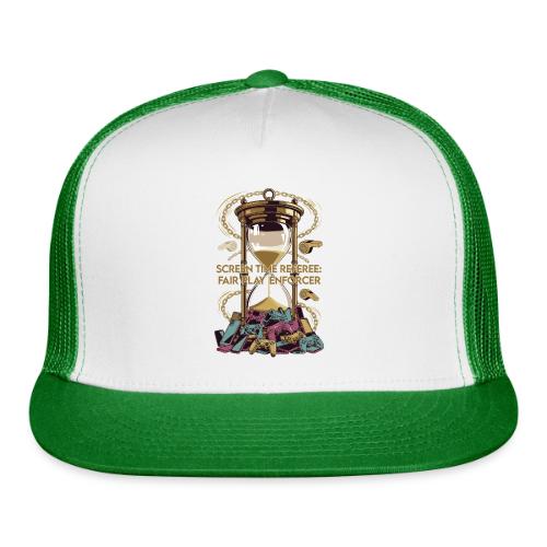 Screen Time Referee T Shirt, Fair Play Enforcer - Trucker Hat