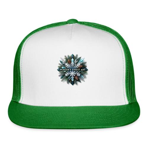 Intricate Frozen Evergreen T-Shirt - Trucker Hat