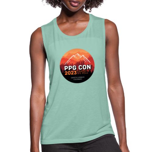 Pikes Peak Gamers Convention 2023 - Women's Flowy Muscle Tank by Bella