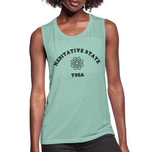 Meditative State Yoga Team - Women's Flowy Muscle Tank by Bella