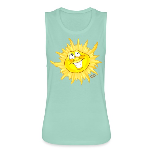 Smile and Shine - Women's Flowy Muscle Tank by Bella