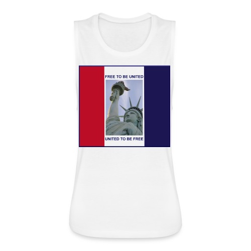 Statue of Liberty USA Freedom - Women's Flowy Muscle Tank by Bella