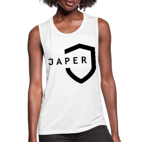 JAPER Logo - Women's Flowy Muscle Tank by Bella