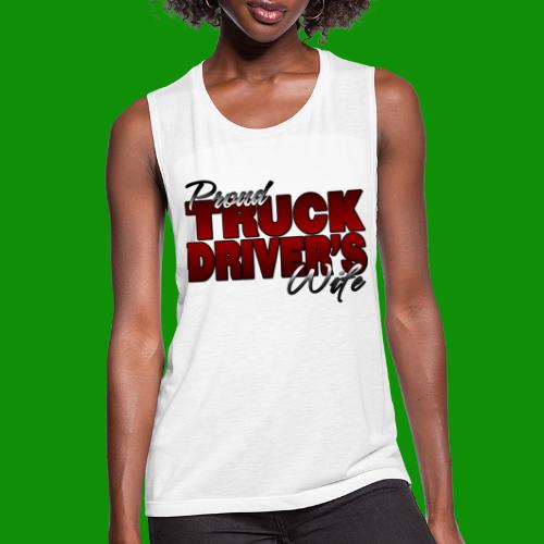 Proud Truck Driver's Wife - Women's Flowy Muscle Tank by Bella