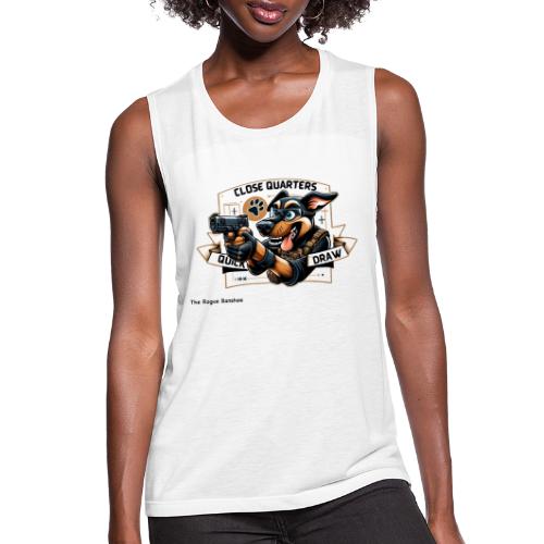 CLOSE QUARTERS QUICK DRAW - Women's Flowy Muscle Tank by Bella
