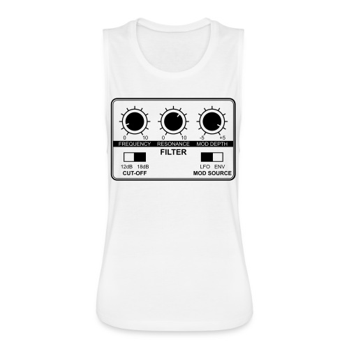 Synth Filter with Knobs - Women's Flowy Muscle Tank by Bella