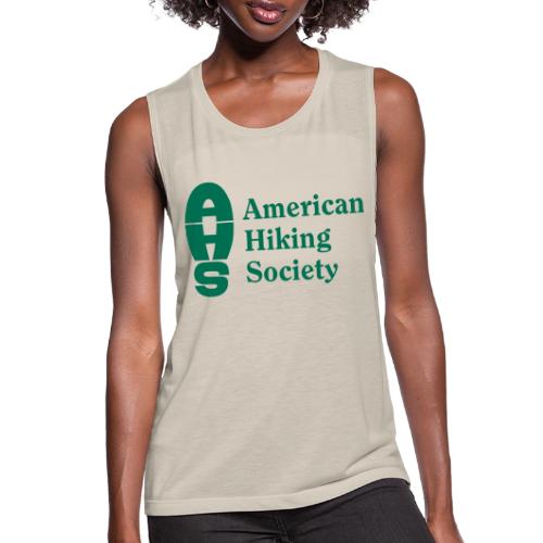 AHS logo green - Women's Flowy Muscle Tank by Bella