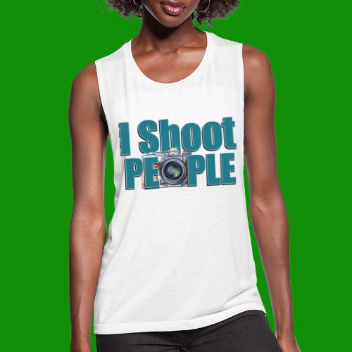 I Shoot People - Women's Flowy Muscle Tank by Bella