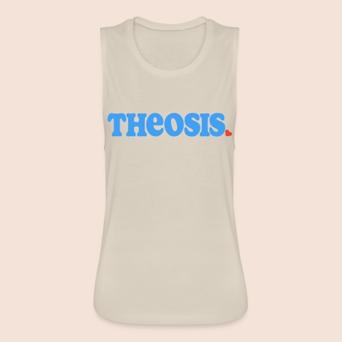 Theosis heart - Women's Flowy Muscle Tank by Bella