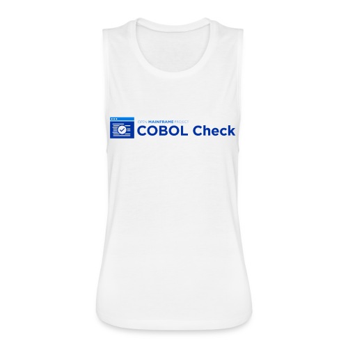 COBOL Check - Women's Flowy Muscle Tank by Bella