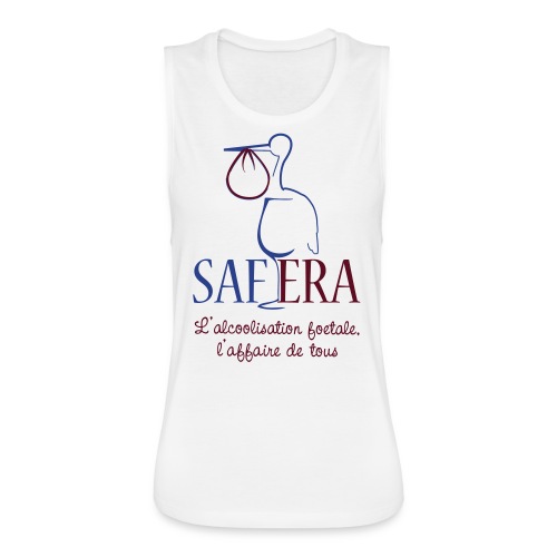 Logo Safera 2 c - Women's Flowy Muscle Tank by Bella