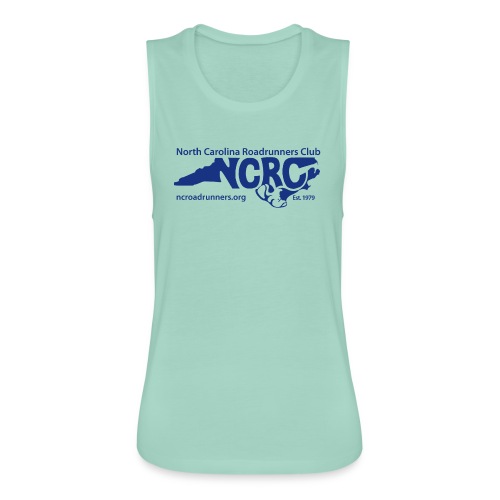 NCRC Blue Logo3 - Women's Flowy Muscle Tank by Bella
