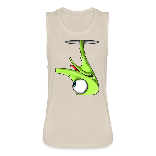 Funny Green Ostrich - Women's Flowy Muscle Tank by Bella