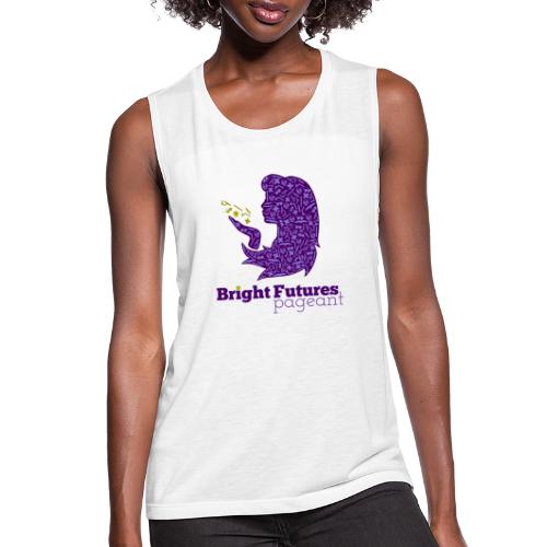 Official Bright Futures Pageant Logo - Women's Flowy Muscle Tank by Bella