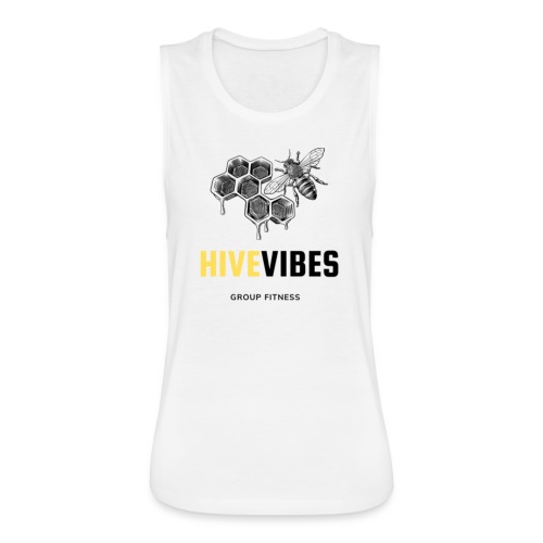 Hive Vibes Group Fitness Swag 2 - Women's Flowy Muscle Tank by Bella