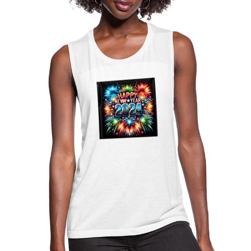 I hope 2024 is an incredible part of your story! - Women's Flowy Muscle Tank by Bella