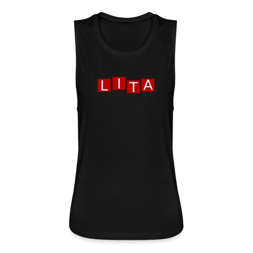 LITA Logo - Women's Flowy Muscle Tank by Bella
