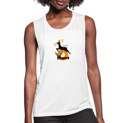 Keep Calm And Hunt - Women's Flowy Muscle Tank by Bella