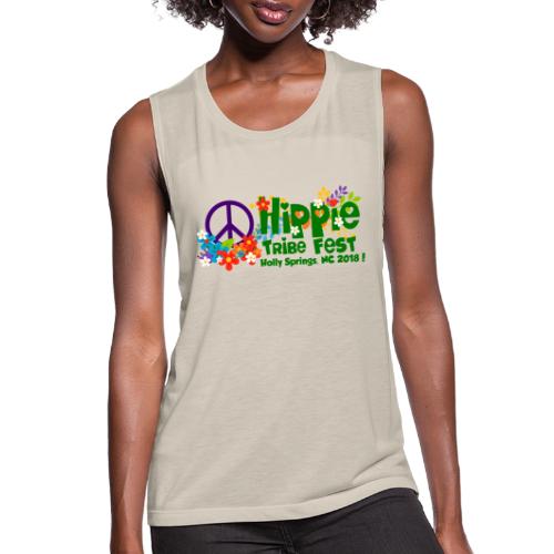 Hippie Tribe Fest! - Women's Flowy Muscle Tank by Bella