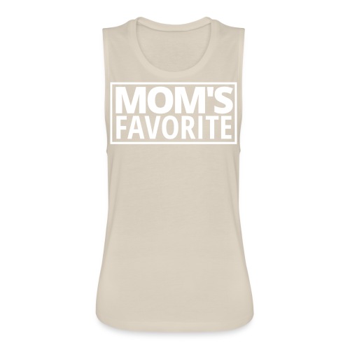 MOM'S FAVORITE (Logo) - Women's Flowy Muscle Tank by Bella