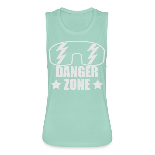 dangerzone_forblack - Women's Flowy Muscle Tank by Bella