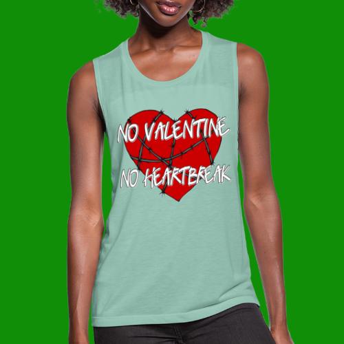 No Valentine, No Heartbreak - Women's Flowy Muscle Tank by Bella
