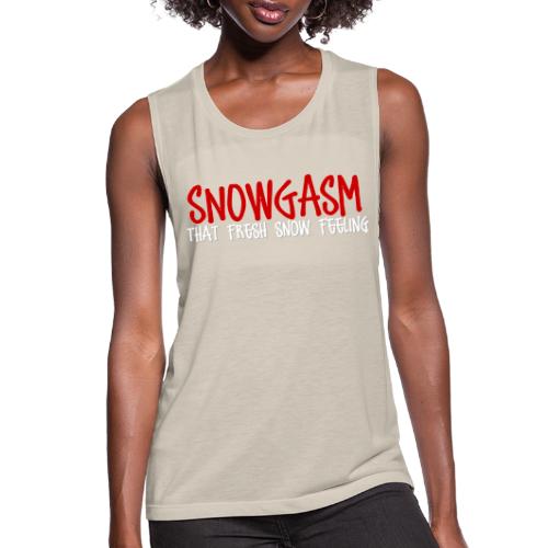 Snowgasm - Women's Flowy Muscle Tank by Bella