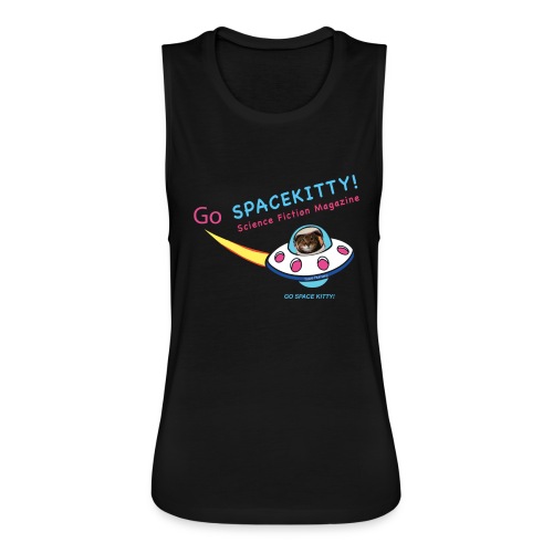 Go Space Kitty! - Women's Flowy Muscle Tank by Bella