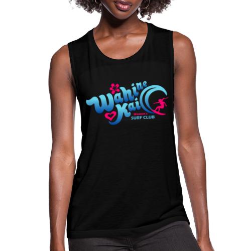 Wahine Kai LOGO international blue - Women's Flowy Muscle Tank by Bella