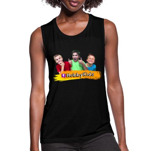 hobbykids shirt - Women's Flowy Muscle Tank by Bella