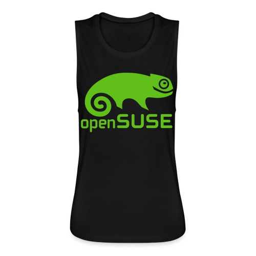 openSUSE Logo Vector - Women's Flowy Muscle Tank by Bella