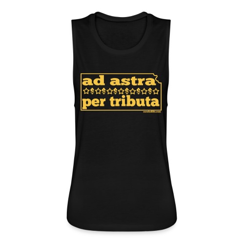 ad astra per tributa - Women's Flowy Muscle Tank by Bella