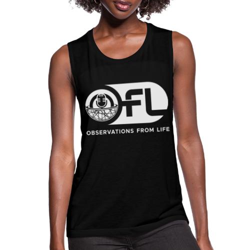 Observations from Life Logo - Women's Flowy Muscle Tank by Bella